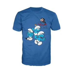 The Smurfs Group Smurfs Gargamel Official Men's T-Shirt (Royal Blue)