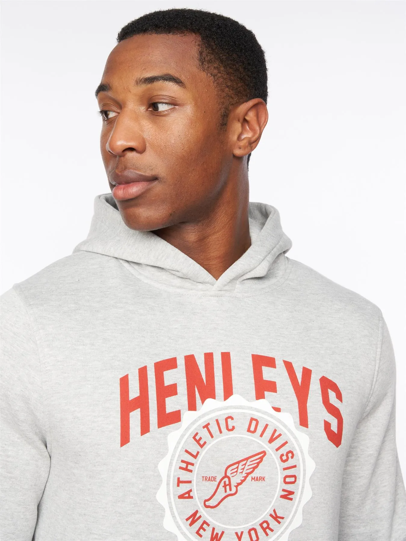 Tipton Hoodie Grey Marl