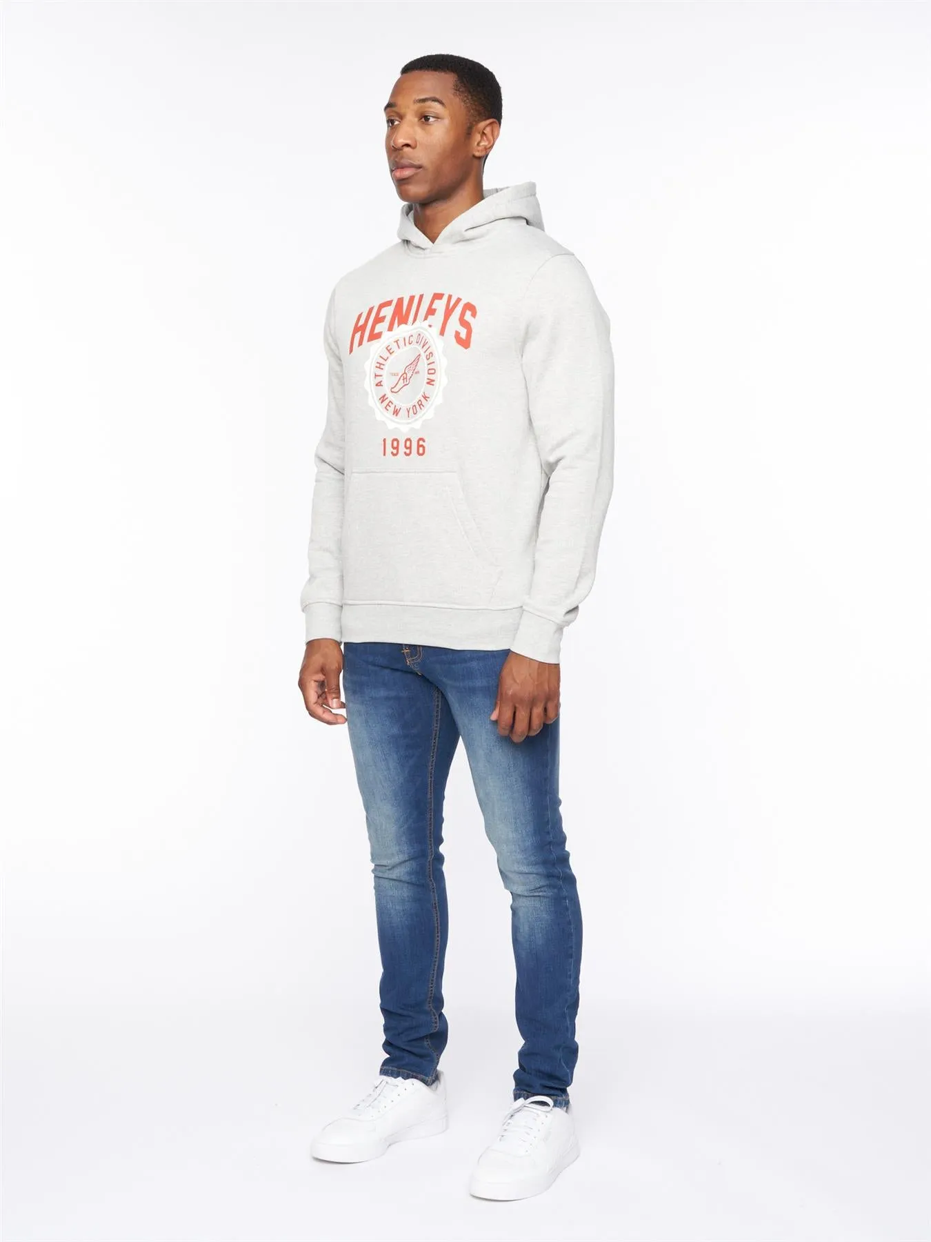 Tipton Hoodie Grey Marl