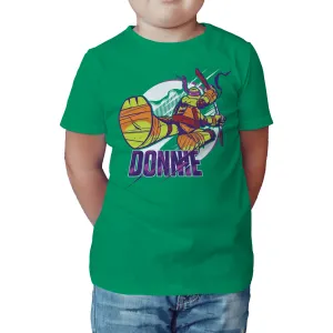 TMNT Donatello Donnie Official Kid's T-Shirt (Green)