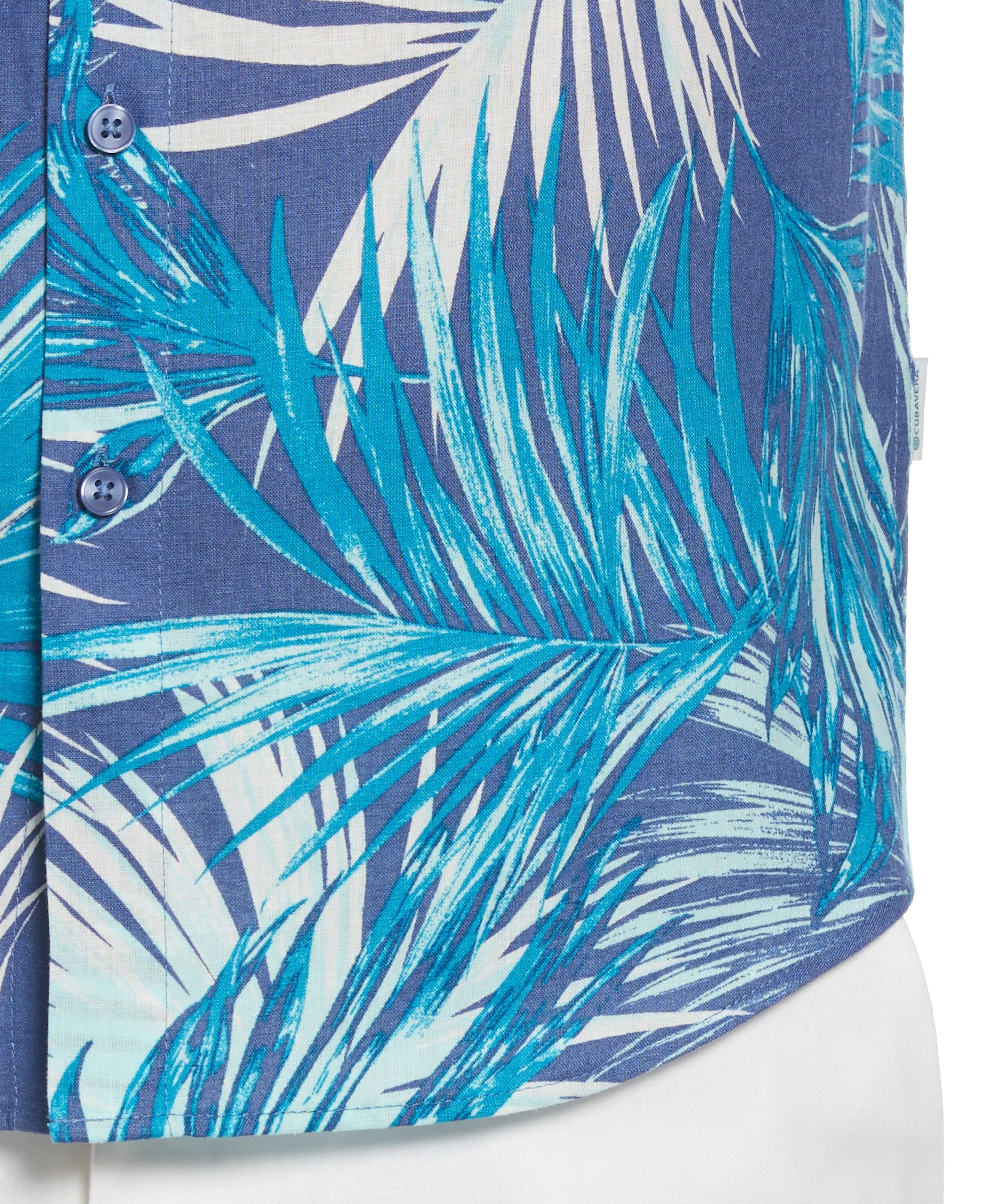 Tropical Palm Leaves Print Shirt