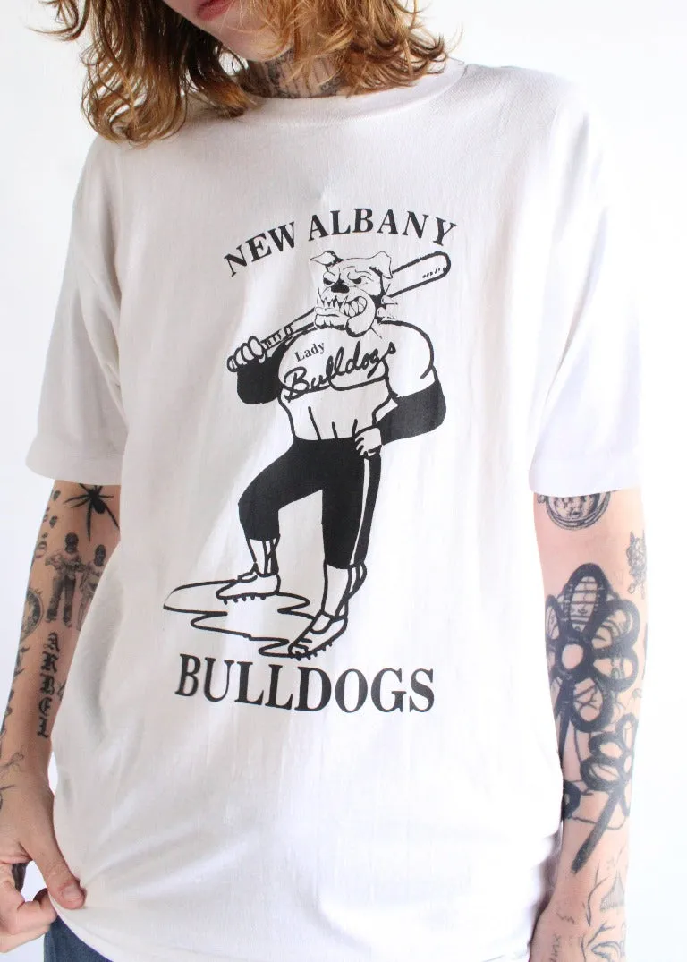 Vintage Bulldogs Baseball Tee T0789