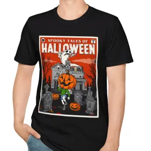 Vintage Halloween Tales Comic T-Shirt
