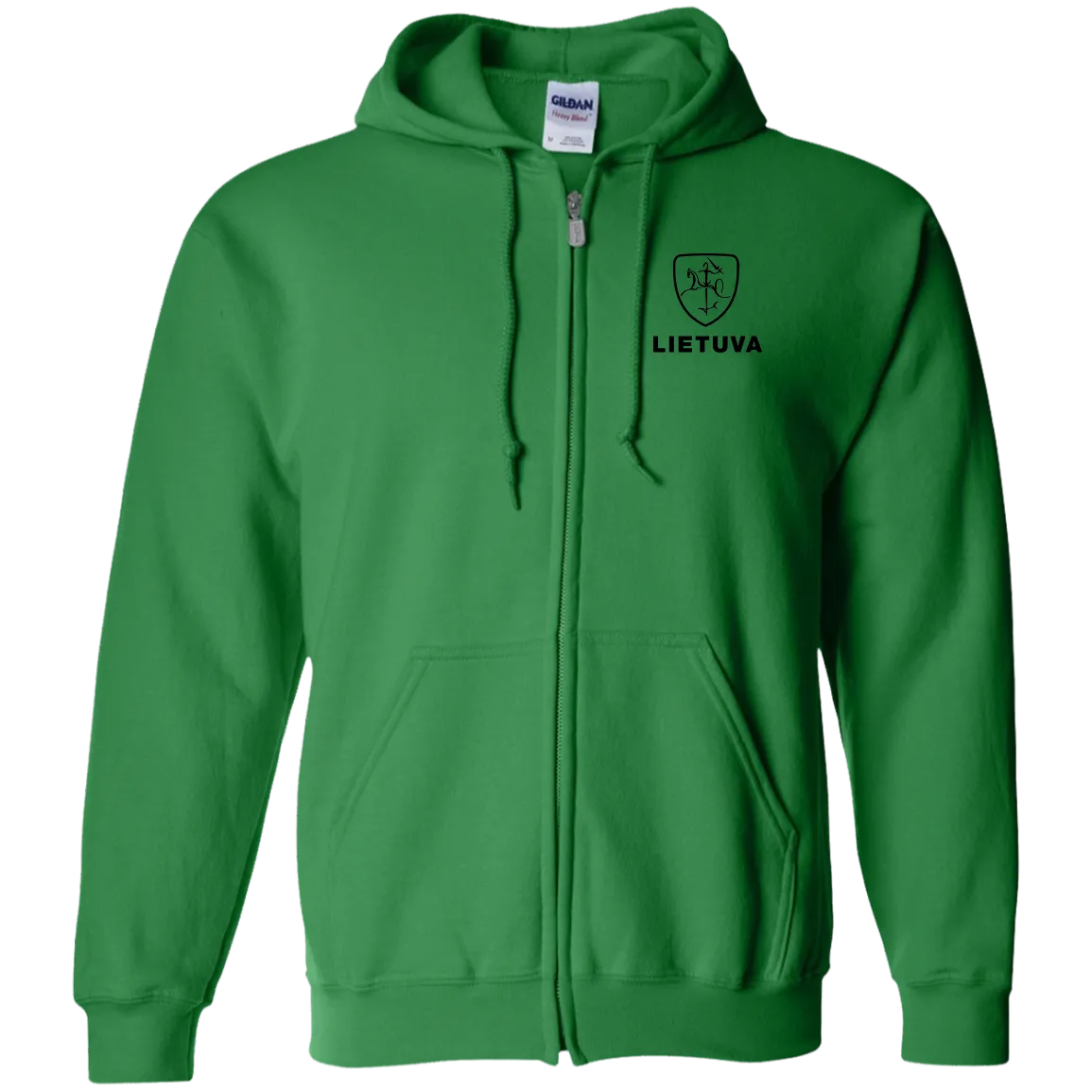 Vytis Lietuva - Men/Women Unisex Comfort Full-Zip Hoodie