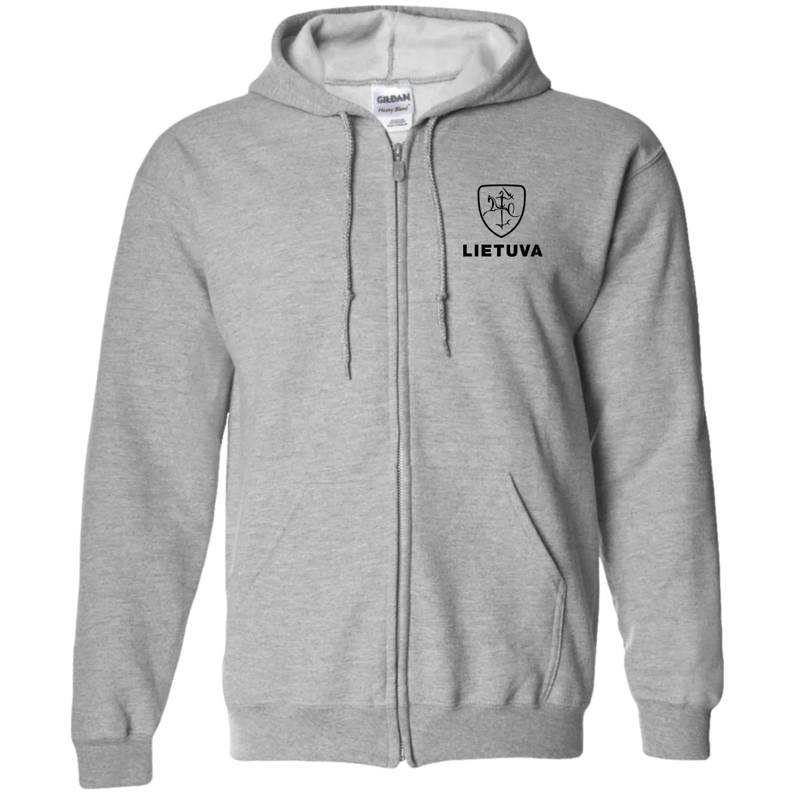 Vytis Lietuva - Men/Women Unisex Comfort Full-Zip Hoodie