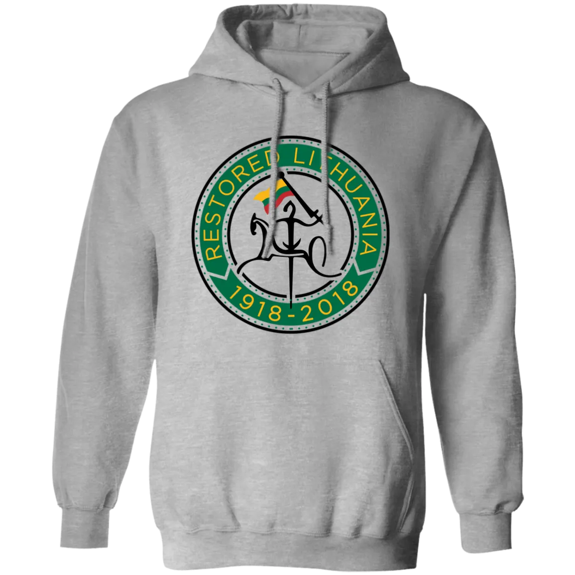 Vytis Restored - Men/Women Unisex Comfort Pullover Hoodie