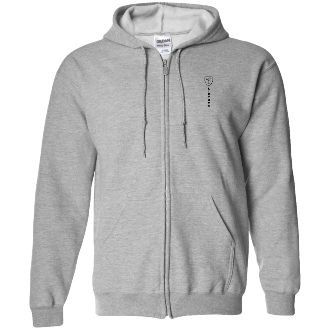 Vytis Shield Lietuva - Men/Women Unisex Comfort Full-Zip Hoodie