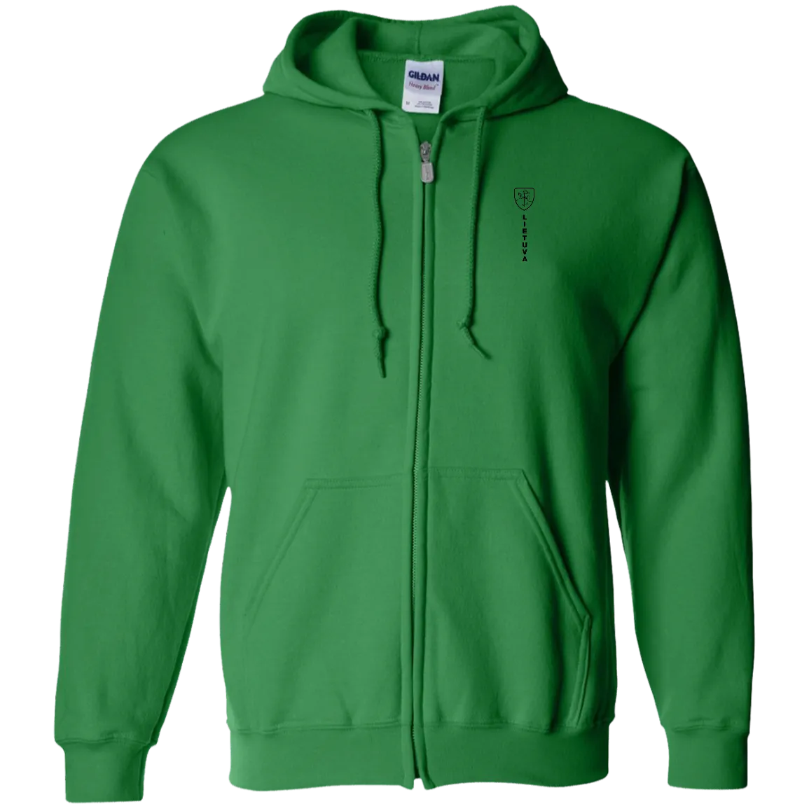 Vytis Shield Lietuva - Men/Women Unisex Comfort Full-Zip Hoodie
