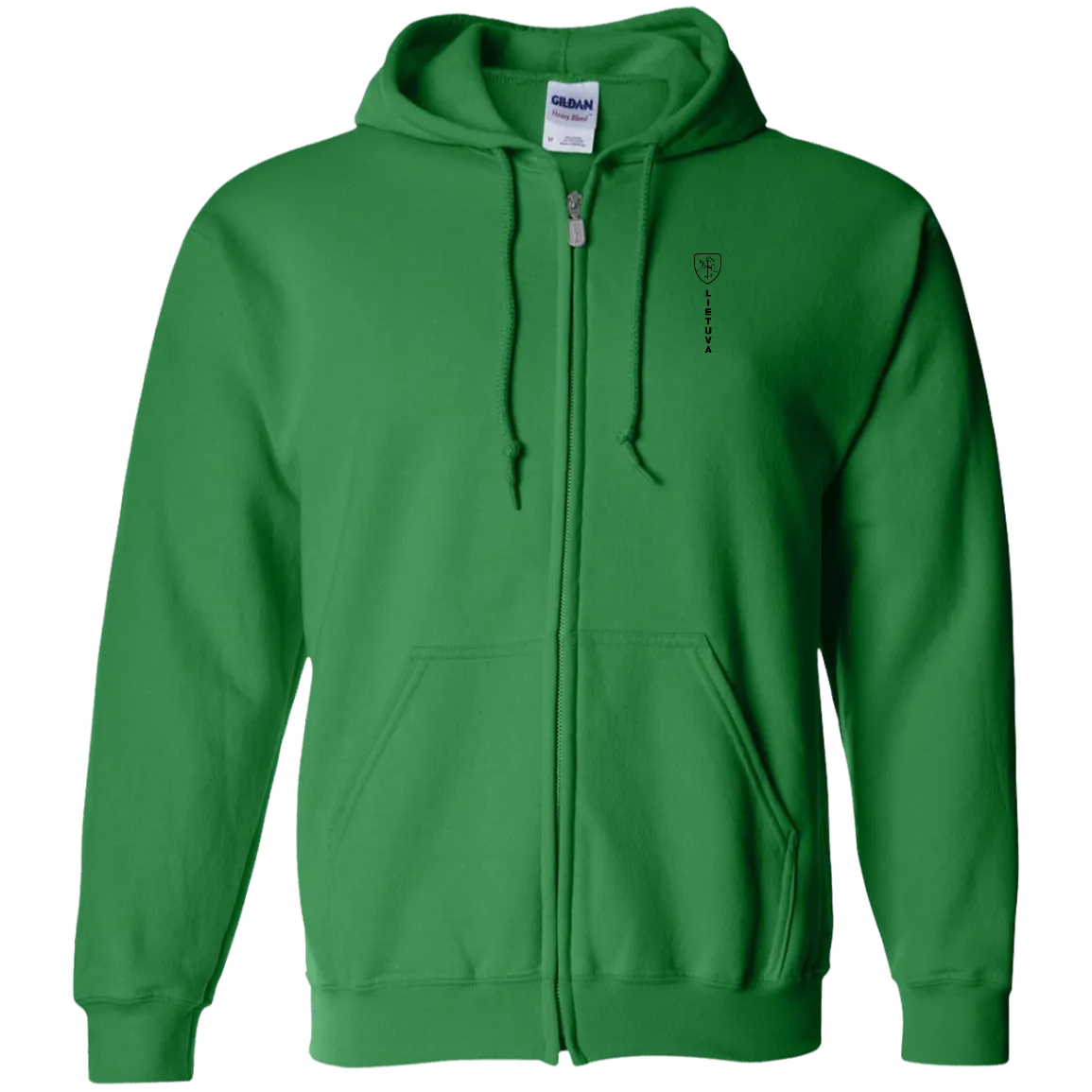 Vytis Shield Lietuva - Men/Women Unisex Comfort Full-Zip Hoodie
