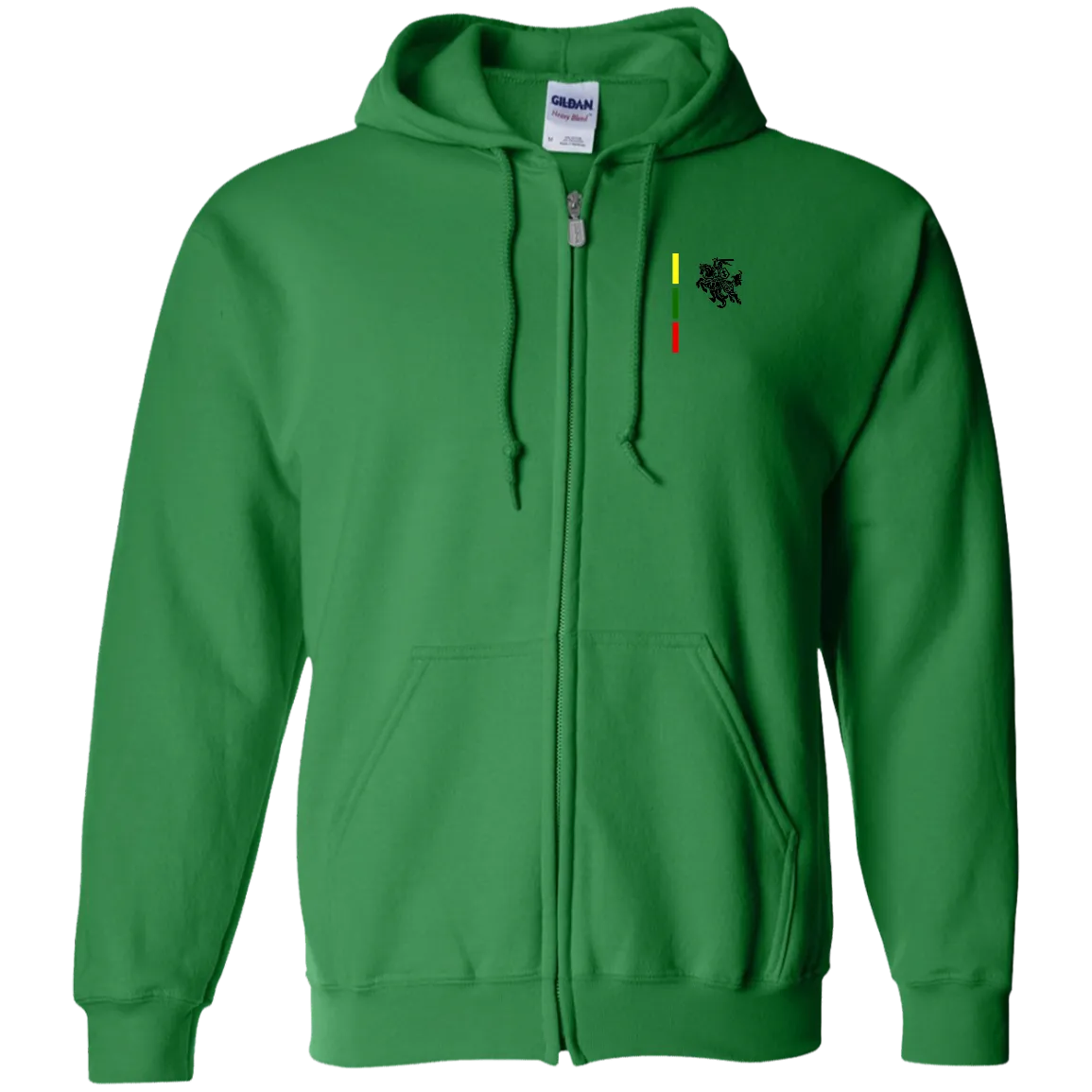 Warrior Vytis - Men/Women Unisex Comfort Full-Zip Hoodie