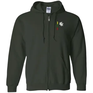 Warrior Vytis - Men/Women Unisex Comfort Full-Zip Hoodie