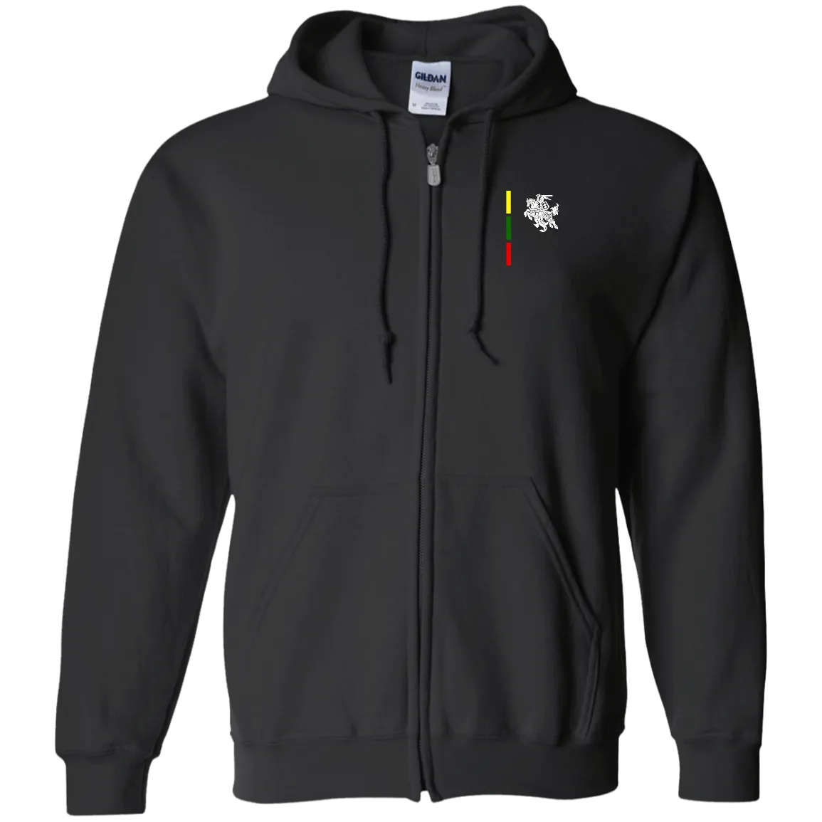 Warrior Vytis - Men/Women Unisex Comfort Full-Zip Hoodie