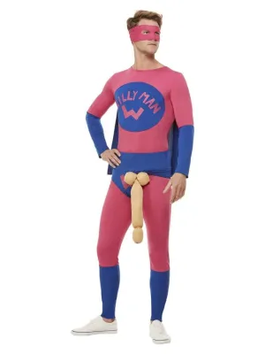 Willyman Funny Men's Superhero Costume