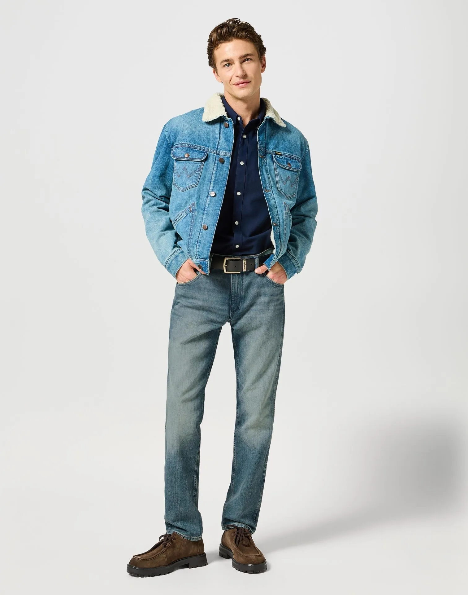 Wrangler Men's Greensboro Jeans In Sage Wash