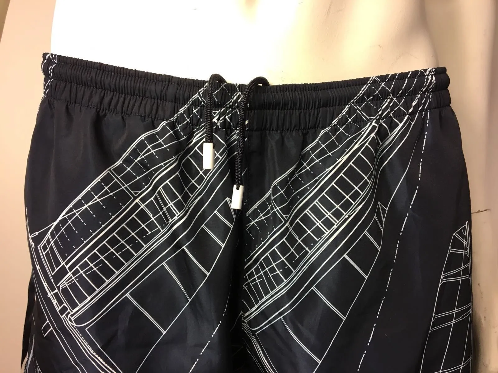 Yacht Print Swim Shorts