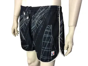 Yacht Print Swim Shorts