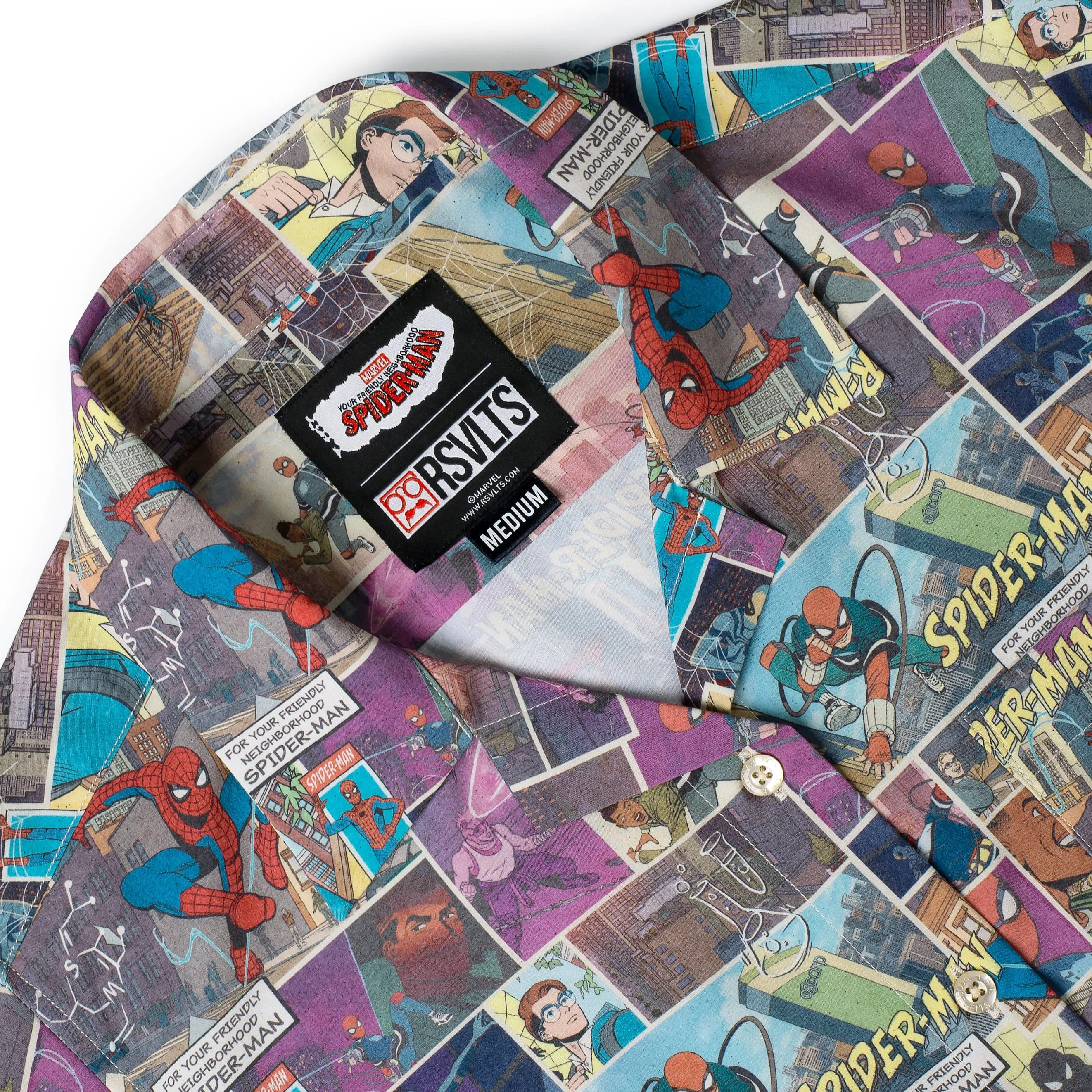 Your Friendly Neighborhood Spider-Man "In the Swing of Things" – Women's KUNUFLEX Short Sleeve Shirt